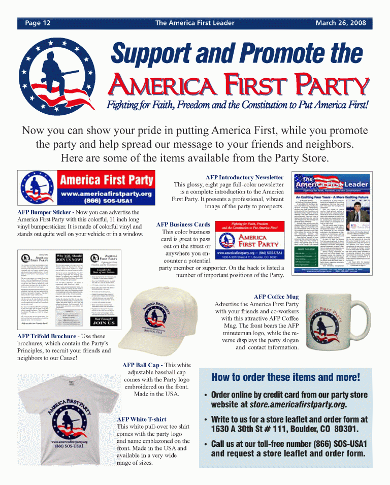 america first party